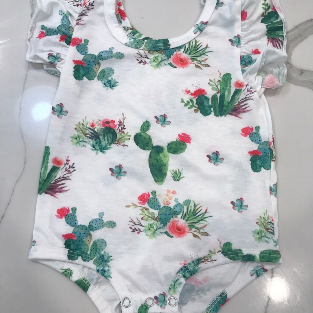 Cactus bodysuit - $4 ADD ON!